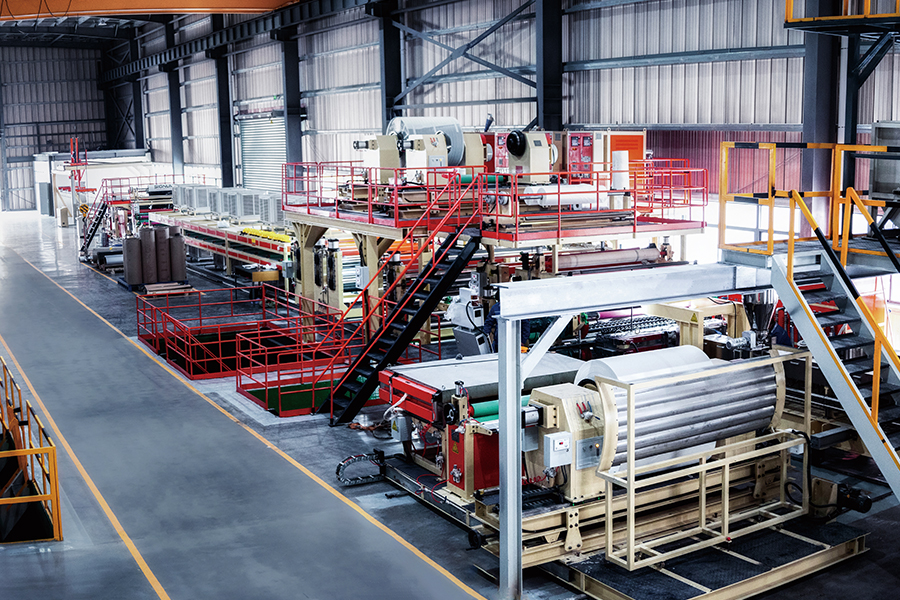 Produksjonslinje for aluminiumskomposittpanel (ACP).