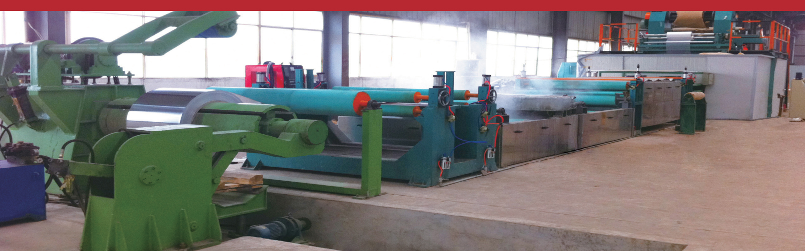 Produksjonslinje for doble metallkomposittpaneler
